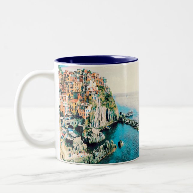 ldp Cinque Terre - Manarola Zweifarbige Tasse (Links)