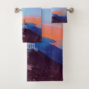 ldp MYKONOS - Armenisch - Leuchtturm - Badhandtuch Set