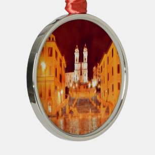 ldp PIAZZA DI SPAGNA nach Rom Ornament Aus Metall