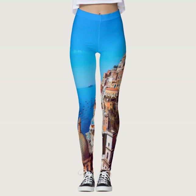 ldp POSITANO - Amalfi Küste - Panorama Leggings (Vorderseite)
