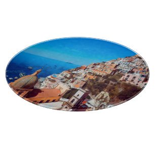 ldp POSITANO - Amalfi Küste - Panorama Schneidebrett
