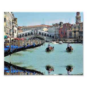 ldp RIALTO BRIDGE - Venedig - Kanal Grande Fotodruck