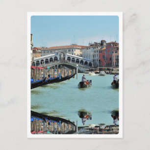 ldp RIALTO BRIDGE - Venice - Canal Grande Postkarte