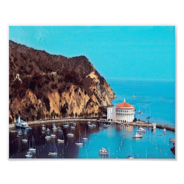 ldp SANTA CATALINA INSEL - Hafen - Fotodruck (Vorne)