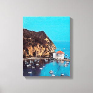 ldp SANTA CATALINA INSEL - Hafen - Leinwanddruck