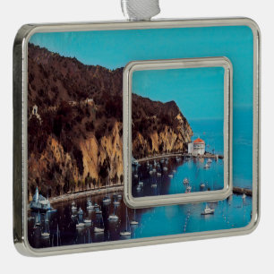 ldp SANTA CATALINA ISLAND - Hafen - Rahmen-Ornament Silber