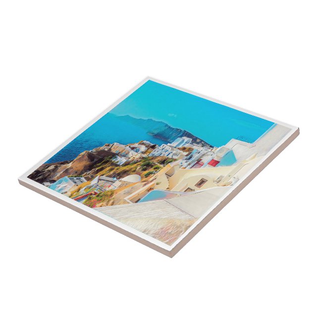 ldp SANTORINI - Panorama - Fliese (Seite)