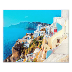 ldp SANTORINI - Panorama - Fotodruck