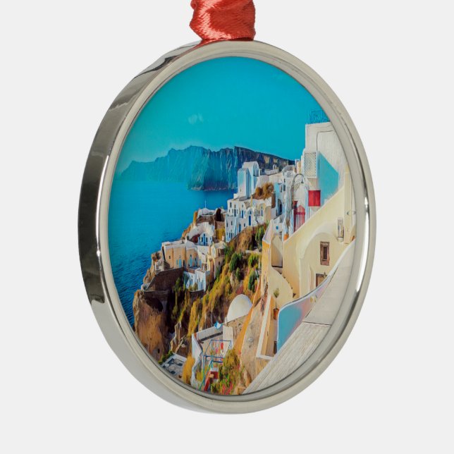 ldp SANTORINI - Panorama - Ornament Aus Metall (Rechts)