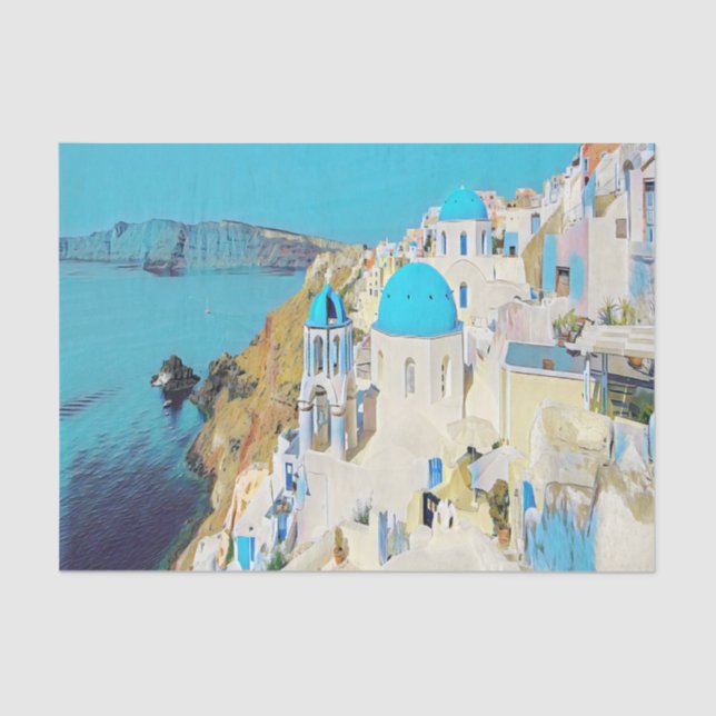 ldp SANTORINI - view - Seidenpapier (Vorderseite)