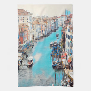 ldp VENICE - Aussicht auf den Canale Grande von Ri Geschirrtuch