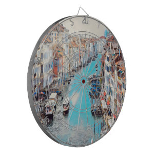 ldp VENICE - Blick auf den Canale Grande von Rialt Dartscheibe