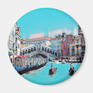 ldp VENICE - Gondeln - Rialto - Magnet