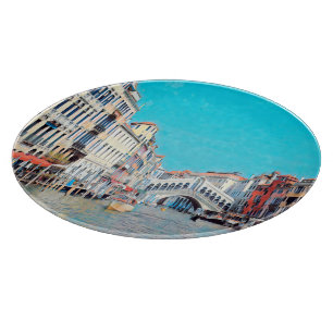 ldp VENICE - Grand Canal - Rialto Beach - Schneidebrett