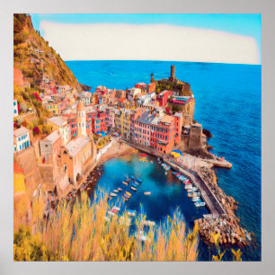 ldp VERNAZZA - Cinque Terre - Poster