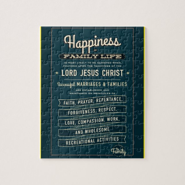 LDS Familien-Proklamationspuzzlespiel (Vertikal)
