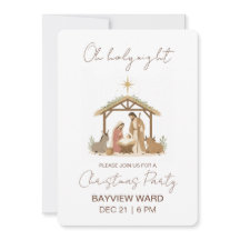 LDS-Geburtstags-Weihnachtsfeier-Einladung