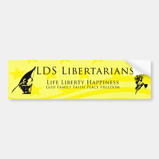 LDS Liberalist-Autoaufkleber Autoaufkleber (Vorne)