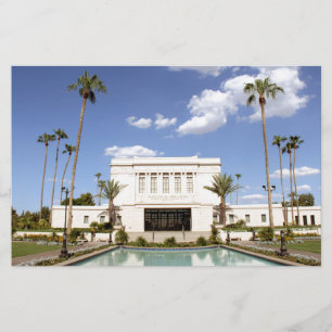 LDS Mesa Arizona Tempel Mormon Bild Briefpapier