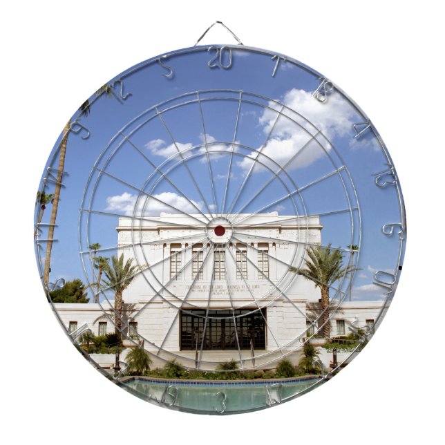 Lds mesa arizona Tempelmormonenbild Dartscheibe (vorne)