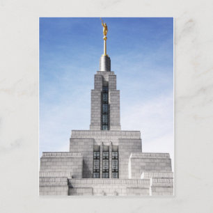 LDS Mormon Draper UT Tempelspitze Postkarte