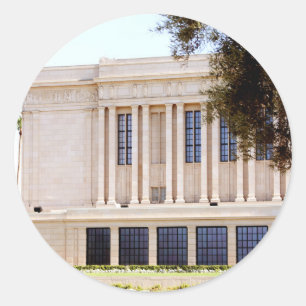 LDS Mormon Mesa Arizona Tempelbild Runder Aufkleber