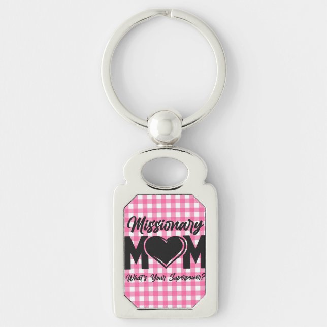 LDS Mormon Missionary Mama Metal Schlüsselanhänger (Vorderseite)