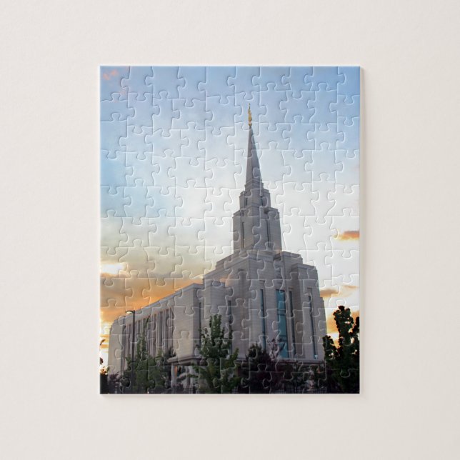 LDS mormon Oquirrh Mountain Utah Tempel (Vertikal)