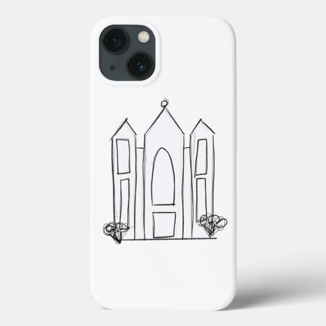 LDS Salt Lake City Tempel Case-Mate iPhone Hülle (Rückseite)