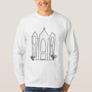 LDS Salt Lake City Tempel einfacher moderner Mormo T-Shirt