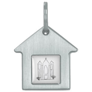 LDS Salt Lake City Tempel einfacher moderner Mormo Tiermarke