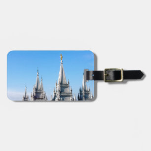 lds salt lake city tempel engel moroni gepäckanhänger