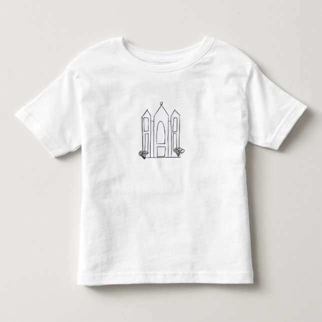 LDS Salt Lake City Tempel Kleinkind T-shirt (Vorderseite)