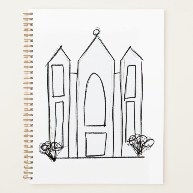 LDS Salt Lake City Tempel Planer (Vorderseite)