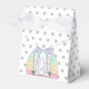 LDS Salt Lake City Tempel Regenbogen Sonnenunterga Geschenkschachtel