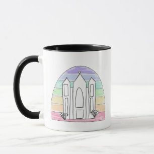 LDS Salt Lake City Tempel Regenbogen Sonnenunterga Tasse