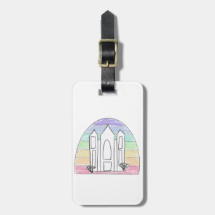 LDS Salt Lake City Tempel Regenbogenmormon Gepäckanhänger