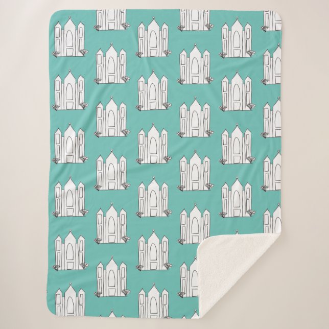 LDS Salt Lake City Tempel Sherpadecke (Vorderseite)