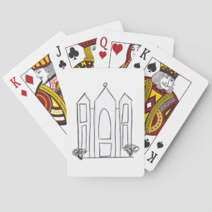 LDS Salt Lake City Tempel Spielkarten