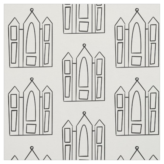 LDS Salt Lake City Tempel Stoff (Muster)