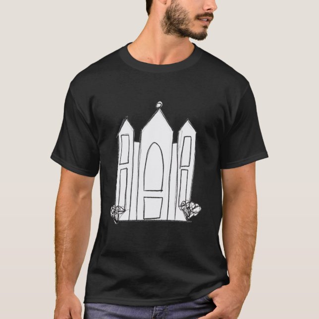 LDS Salt Lake City Tempel T-Shirt (Vorderseite)