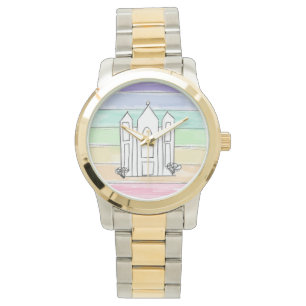 LDS Salt Lake City Temple Regenbogen Sonnenunterga Armbanduhr