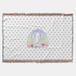 LDS Salt Lake City Temple Regenbogen Sonnenunterga Decke