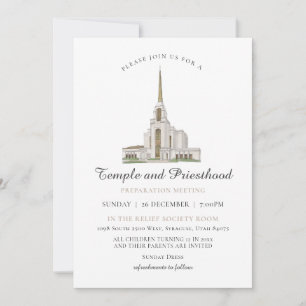 LDS-Syracuse-Tempel-Priestertum-Vorbereitungstreff Einladung