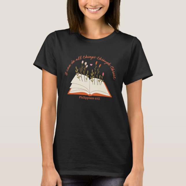 LDS Youth Theme 2023 LDS Youth Things Through Chri T-Shirt (Vorderseite)
