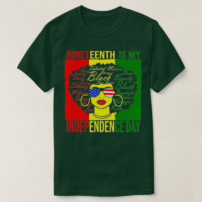 Le 11 juin est ma fête d'indépendance TShirt (Design devant)