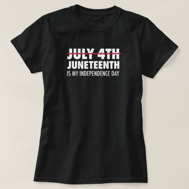 Le 11 juin est mon T-shirt pour l'Indépendance (Design devant)