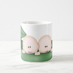 le baby shower de café jumelle "pois la tasse dan