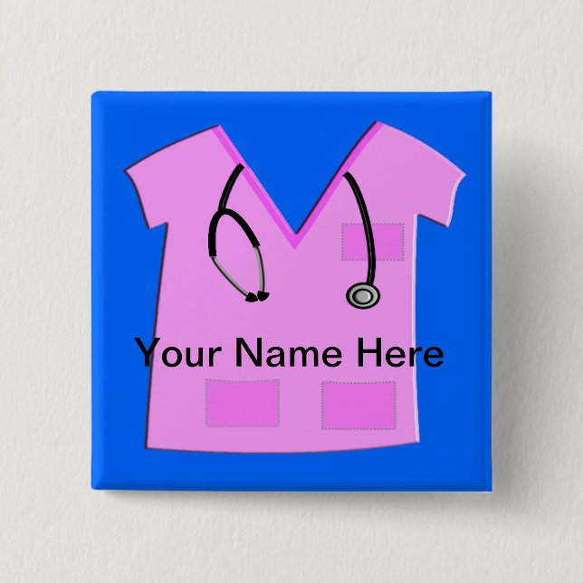 Le badge nominatif d'aide médical goupille (Devant)