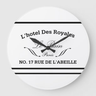 Le Bain Round Salle De Bain Horloge Mural